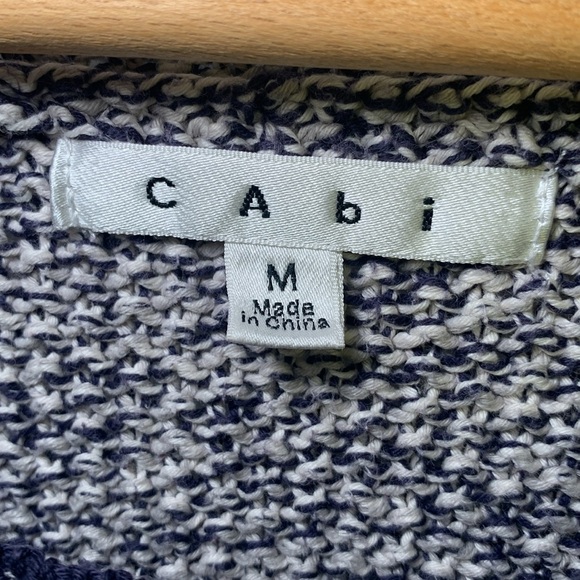 Vintage Cabi Port of Call navy blue oversized boxy sweater size medium - Picture 3 of 13